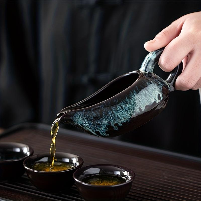 1 Set Magnetic Lazy Tea Set - Automatic Dragon Ceramic Teapot Tea Cups Tray and Mug - Perfect for Home Office and Tea Lovers - Ideal Gift for Tea Enth