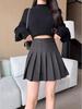 Autumn Winter Woolen Pleated A-line Skirt: High Waist, Plus Size, Petite & Short Length Options