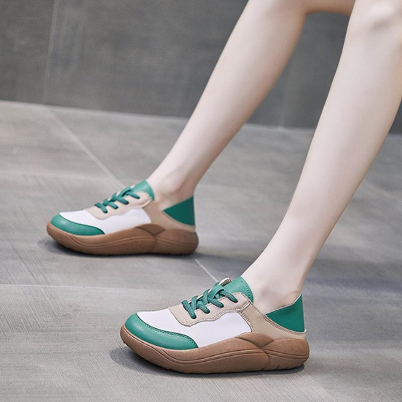 Mode Skor för Kvinnor Nyheter Hösten 2025 Mode Sport Flats Bekväma Gåskor Damsneakers Vulkaniserade Skor Loafers