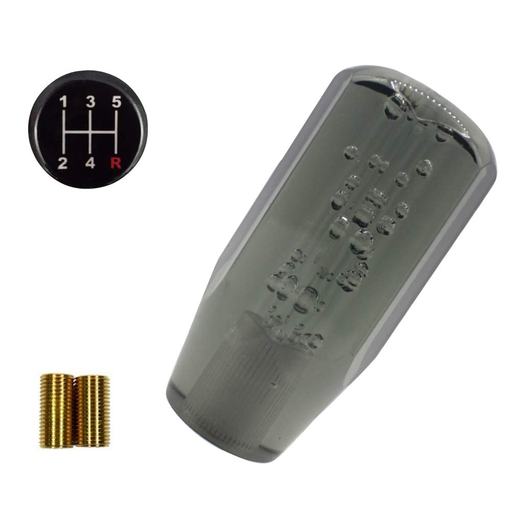 Crystal Shift with Conversion Adapter for and Mazda Titan Dash Light Trucks Knob, Foam, Short, 100mm, Smoke, Isuzu, Mitsubishi,