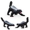Simulation Wildlife World Honey Badger Model Flathead Brother Solid Plastic Children'S Cognitive Toy Ornament