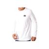 Emporio Armani Ea7 Series Solid Color Letter Print Crew Neck Long Sleeve T-Shirt Men Tops White 6GPT40-PJ2AZ-1100