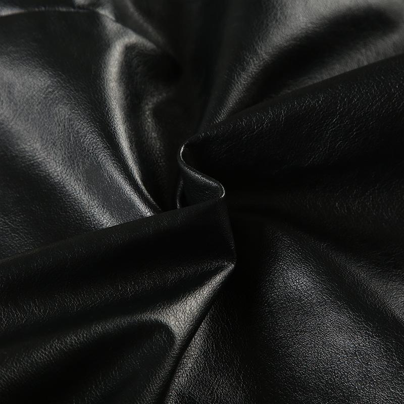 Women Heavy Leather V Low Waist Hip Personalised Punk Spice Girl Style Ring Buckle Decoration Cross Cock Eye Belt Short Skirt Suit