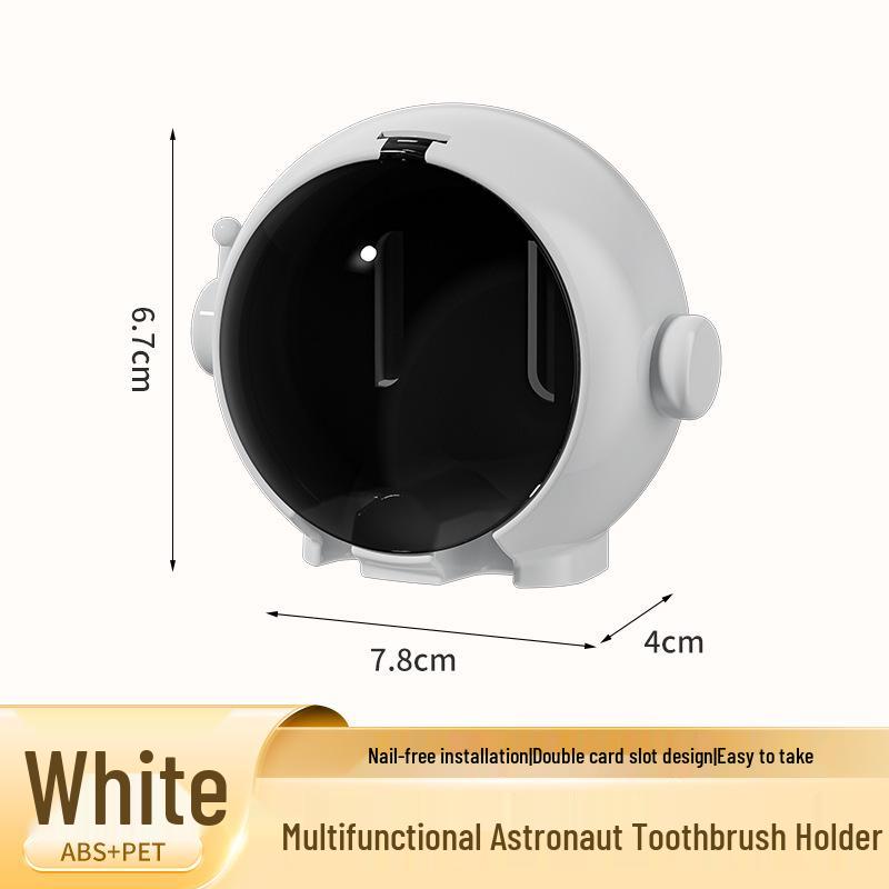 Wall-Mounted Punch-Free Kids & Couples Cartoon Toothbrush Holder