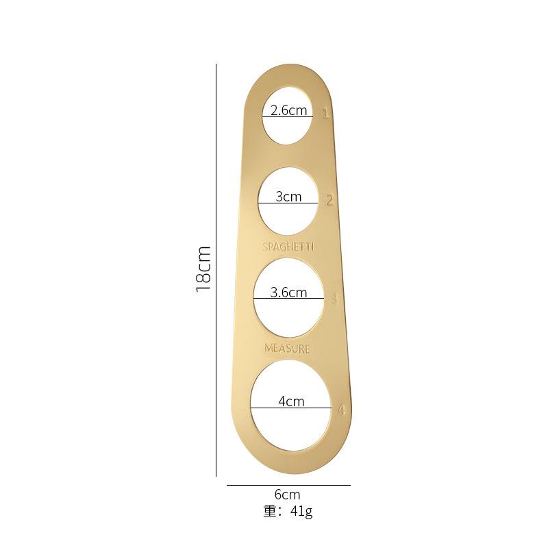 Stainless Steel Spaghetti Measurer Pasta Measure Cook Kitchen Utensil Tools Noodle 4 Hole Measuring Portion Control