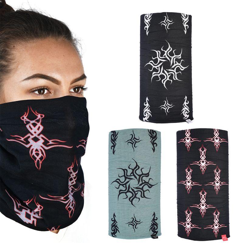 Wielofunkcyjny Kołnierz Oxford Wiatroodporny Tribal 3Szt Czarny/Szary Outdoor