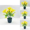 Sunflower Faux Plant With Silk Petals For Indoor Decoration And Gift Presentations