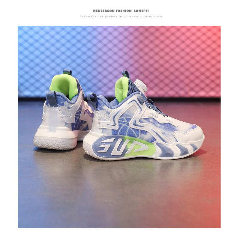 Boys' Autumn Mesh Breathable Sports Shoes - Kids' Running & Basketball Shoes with Soft Soles