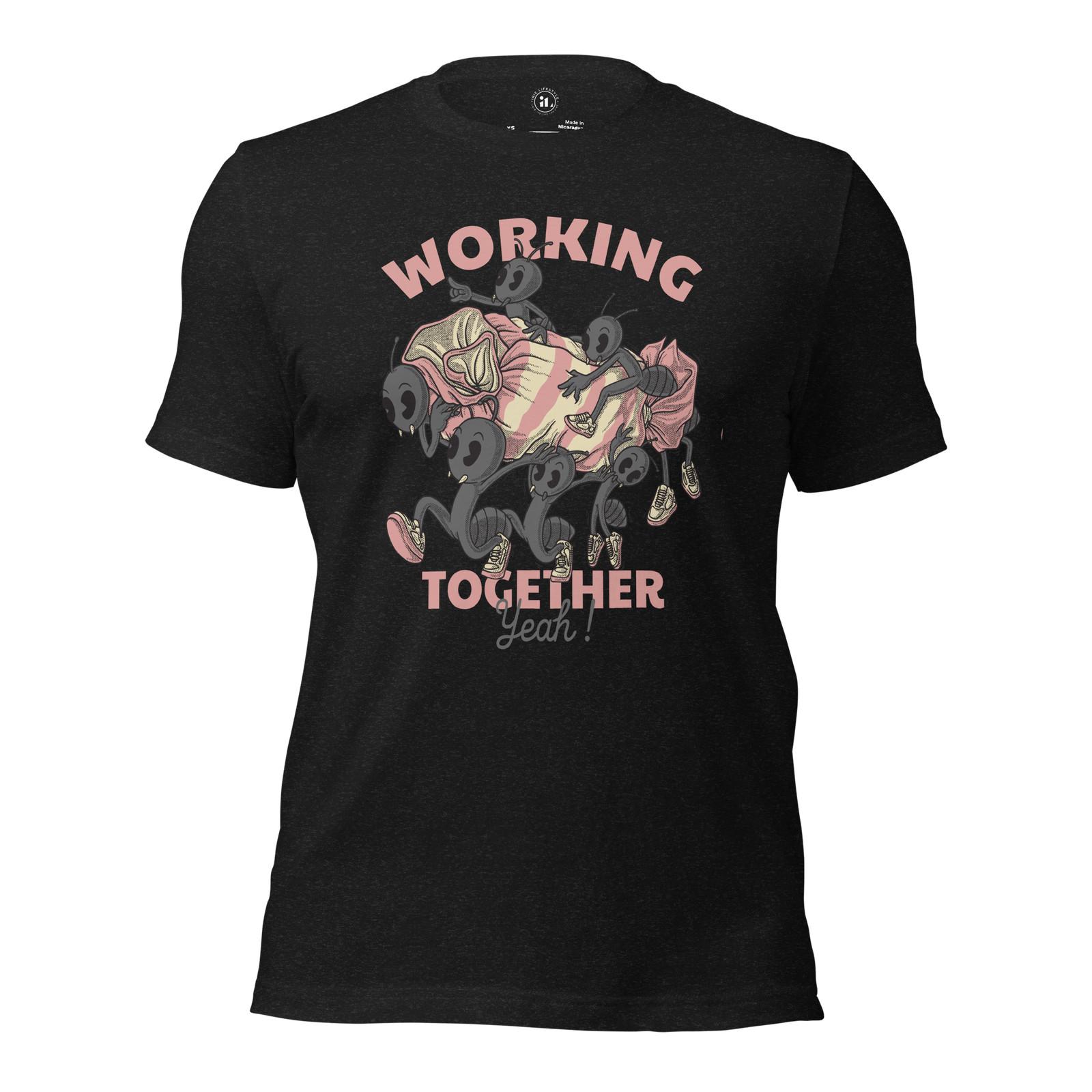 WORKING TOGETHER Unisex t-shirt XL