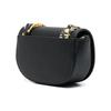 New VERSACE JEANS COUTURE Leather Saddle Bags Shoulder Bags Small Size Women's Black 74VA4BAB-ZS467-899