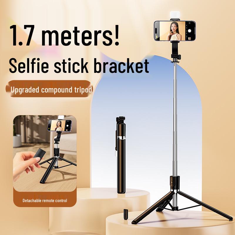 R1-L Selfie Stick Bluetooth & Treppiede da 1,7m con Telecomando per Foto/Video