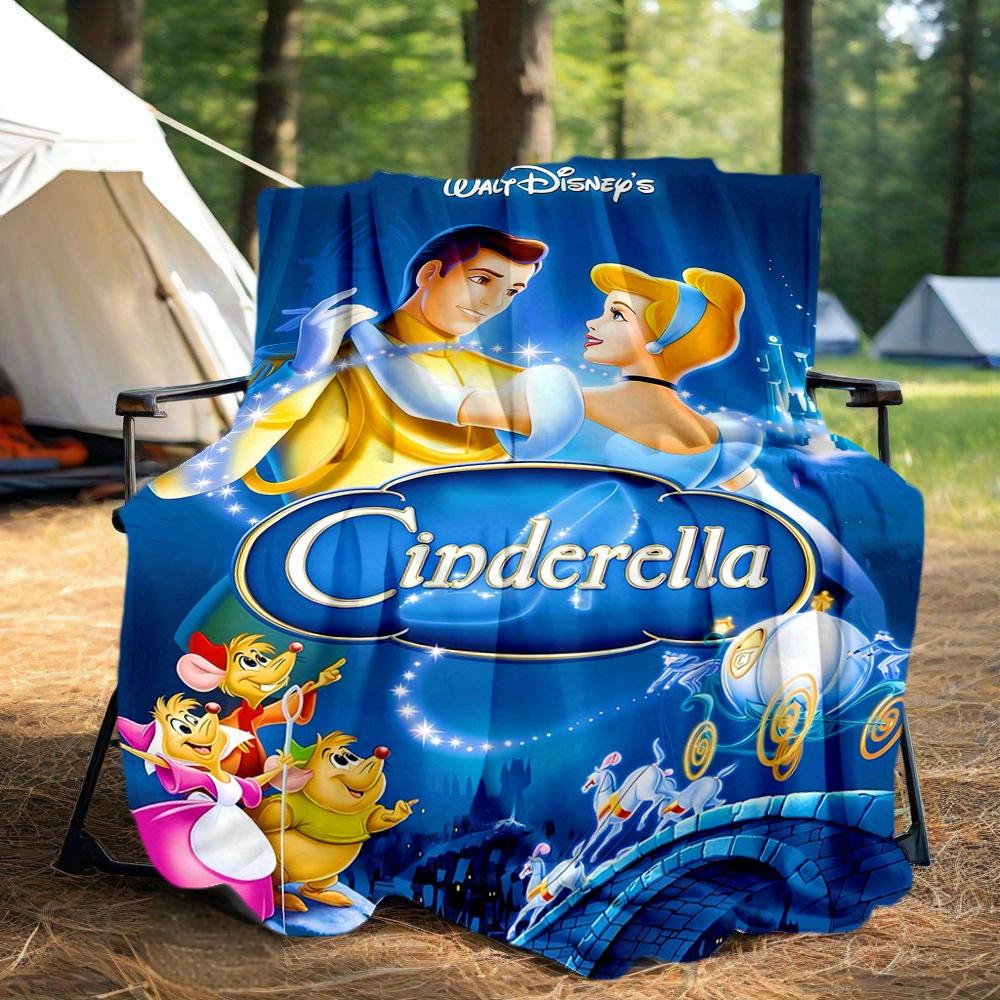 1pc, Disney Cinderella Blanket Seasonal Universal Home Decorative Throw Blanket for Room, Gift Idea for Family and Friend, Living Room, Travel