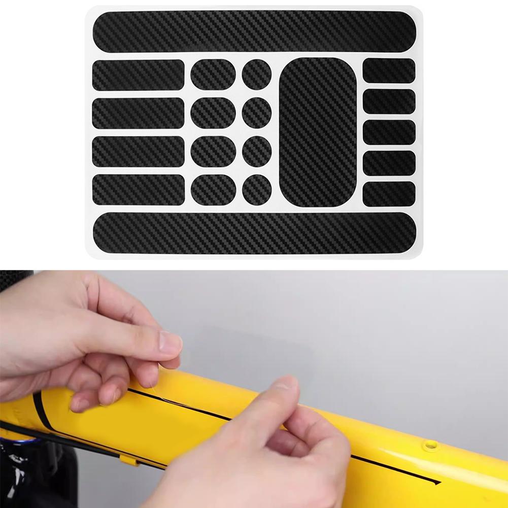 Antiscratch Film for Chain Guards and Down Tubes Oval Shape Repair Sticker