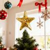 Christmas Star Decoration Christmas Tree Topper Decoration Star Mirror Top Decoration Christmas Party Desktop Ornaments