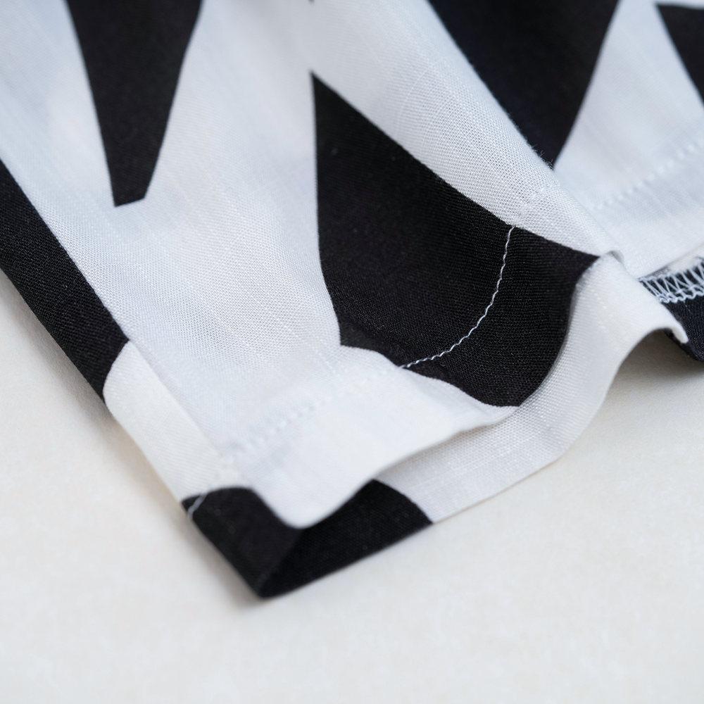 Pantaloncini da camicia casual larghi a maniche lunghe con collo bavero estivo da donna Set da due pezzi