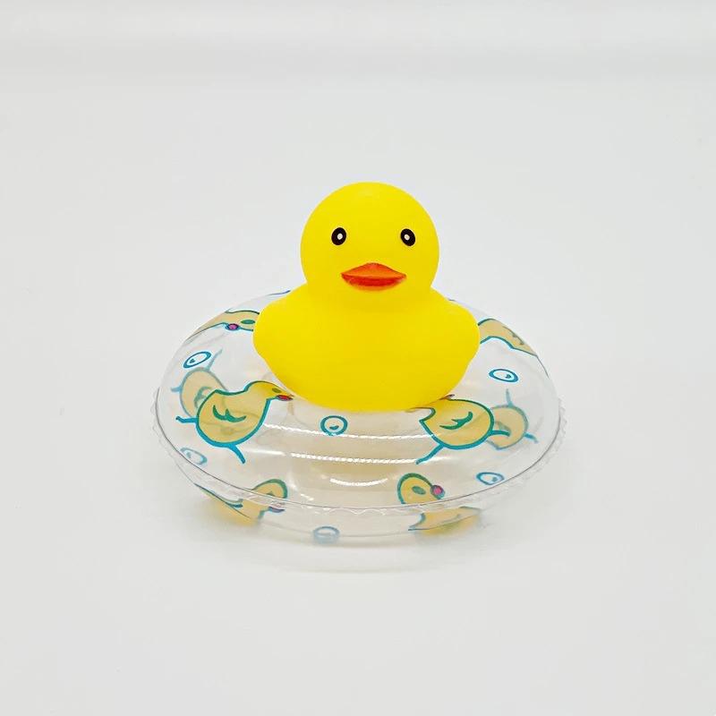 10/20Pcs Doll Swimming Ring Mini Swim Rings for Barbie Doll Inflatable Lifebuoy Toys Duck Baby Shower Toys Dollhouse Accessories