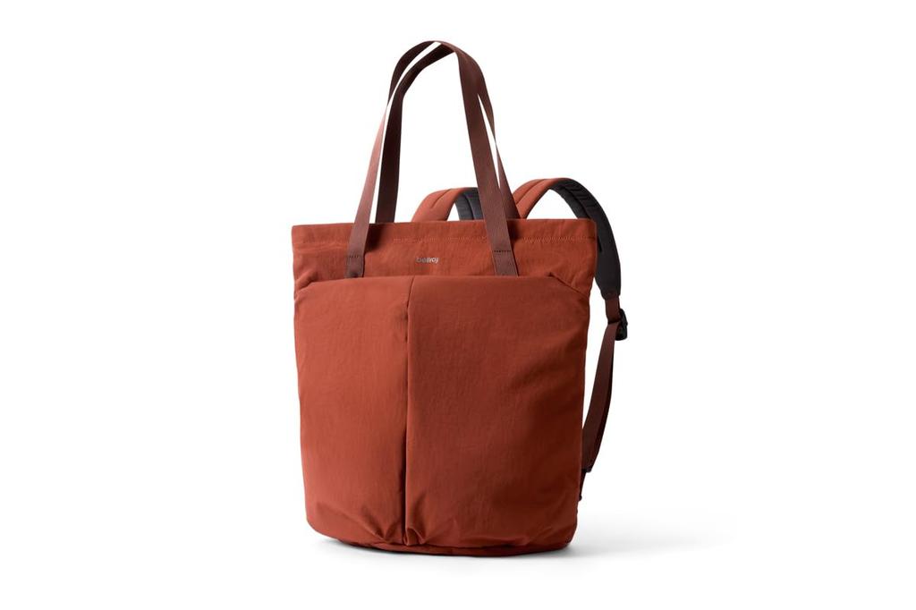 Lite Totepack 18L capacity Lightweight tote bag and backpack Perfect day bag for the beach or travel Clay [Bellroy] -