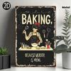 Metal Wall Art Vintage Retro Decor for Kitchen