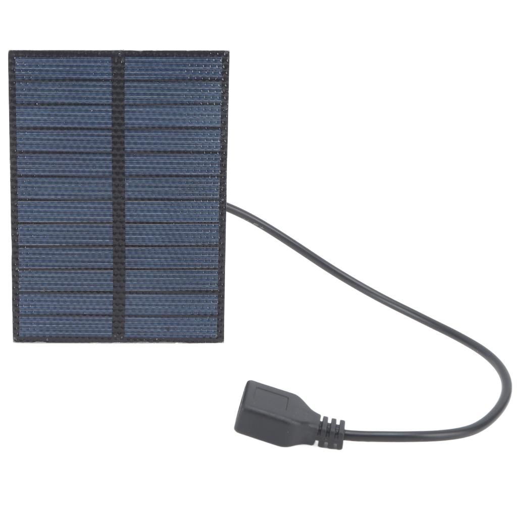 Solar Panel 3W 5V Portable Polysilicon Solar Photovoltaic Panel for Smart Phone Small Fans Outdoor
