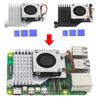 For Raspberry Pi 5 Active Cooler Official Fan Heatsink Compatible Holder Cooling Heat Sink Radiator Cooling Radiator