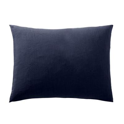 "Noah" Pillowcase 50 X 70 Cm "Cotton Gauze" - Noah Midnight Blue