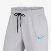 Nike Air Casual Velour Lace-Up Spliced Sweatpants Men Bottoms Grey DJ0461-097