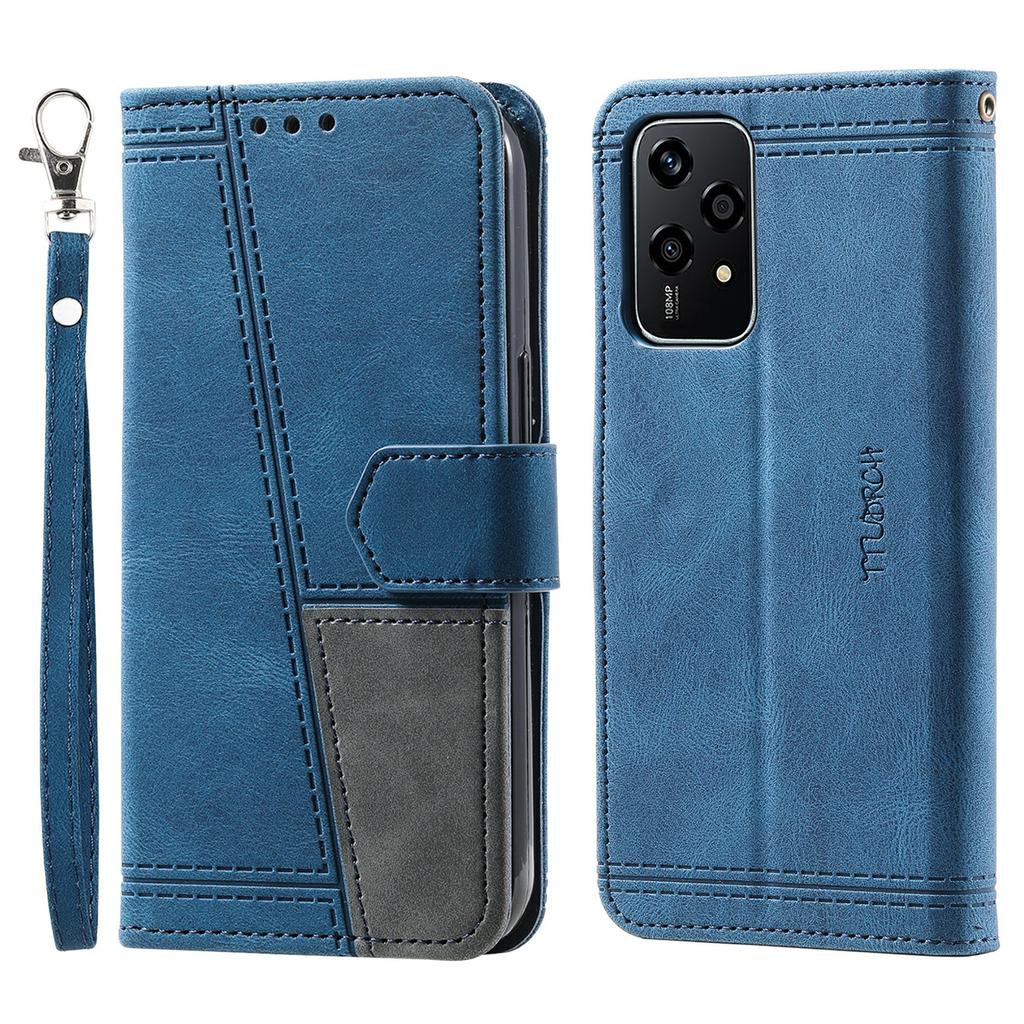 TTUDRCH Style 004 for Honor 200 Lite Case Leather Magnetic Clasp RFID Blocking Phone Cover