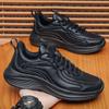 Spring Autumn Mens Leather Casual Sneakers Men Black White Sneakers Cheap Plus Big Size 47 48 49 50 51 52 Dropshipping