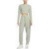 Nike Sportswear PHOENIX COZY BOUCLE Casual Pants Women's Green FZ1704-370