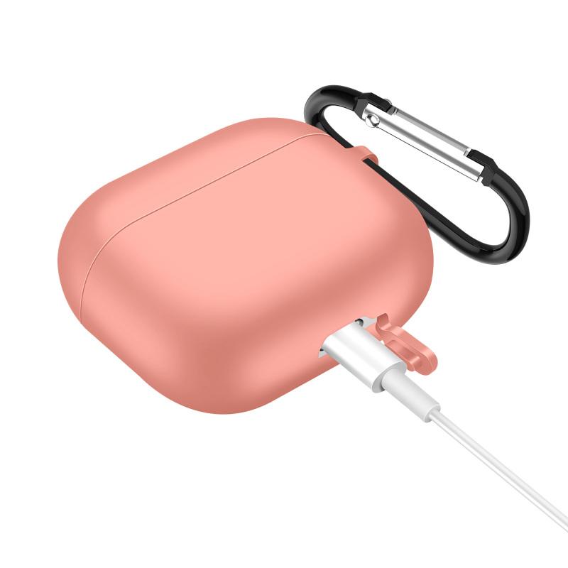 Bluetooth-compatible Earphone Protective Cover Solid Color Wireless Headset Case For Airpods3