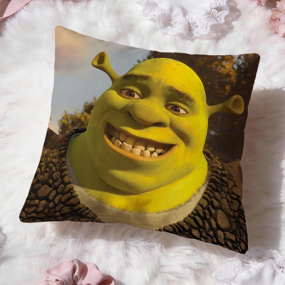 Anime S-ShrekS Povlak na polštář Prémiový komfort Oboustranný povlak na polštář - Design dva v jednom pro jakoukoli místnost a interiér auta