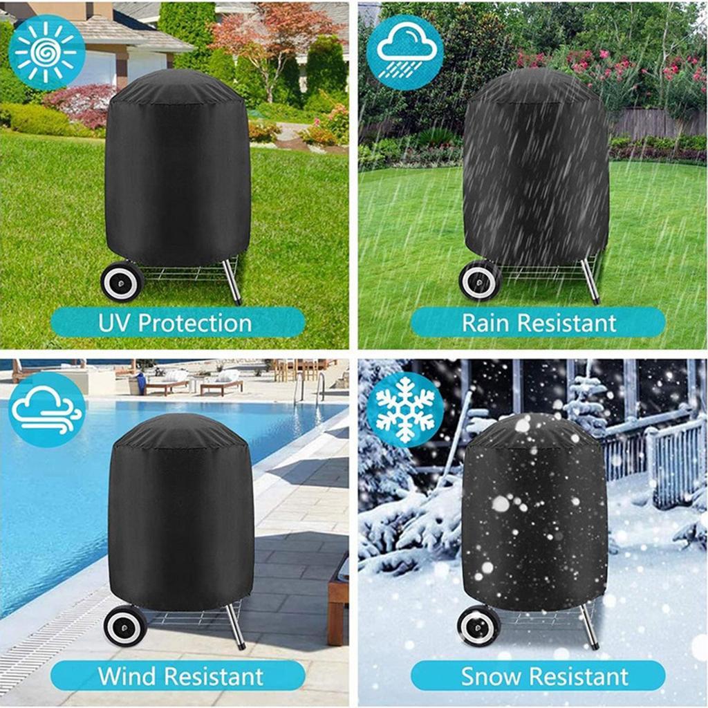 Table Top Grill Cover Outdoor Use Heavy Duty Sturdy Waterproof Griddle M