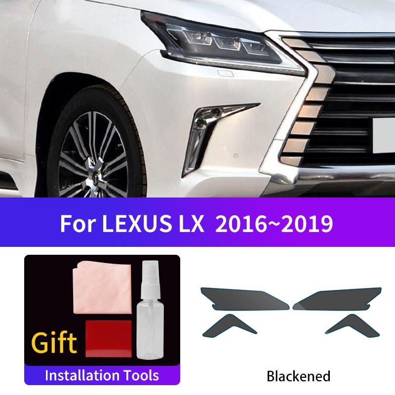 Suitable For LEXUS IS LX RC GS 2016-2019 HD Car Headlight Protective Film Vinyl Transparent Black TPU Sticker Auto Headlamp Film