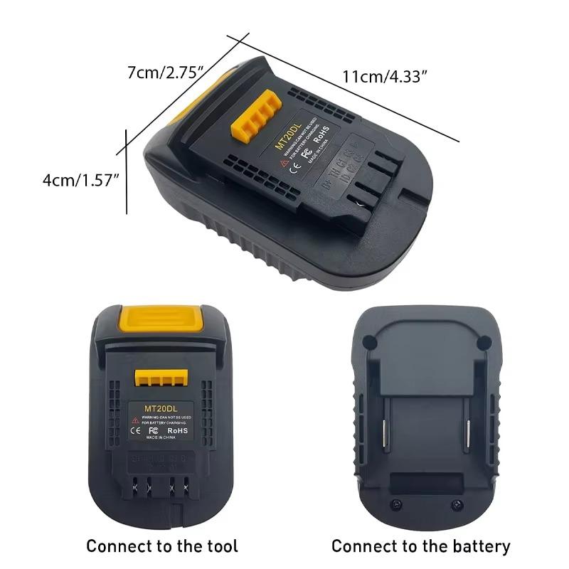 Battery Adapter For Makita 18V switch to Dewalt Mt20Dl For Dewalt 18V 20V tools for Makita Bl1830 Bl1860 Bl1815 Li-Ion Battery