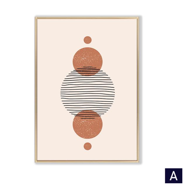 

Абстрактные плакаты и принты, современные настенные картины для украшения гостиной, геометрическая живопись, линия Радуга, холст, художественный принт 21cm×30cm NoFrame