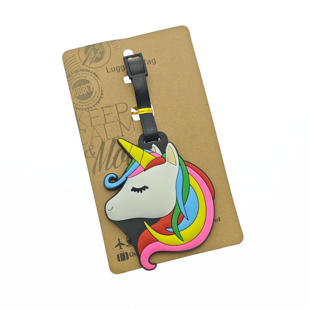 My Little Pony Silicone Luggage Tag – Rainbow Pony Travel ID Pendant