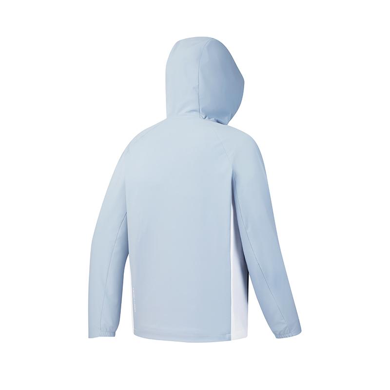 Fila Tennis Minimalist Personality Sports Casual Training Tennis Versatile Comfortable Hooded Woven Jacket Men jackets Liberation-Blue A11M613710FBU