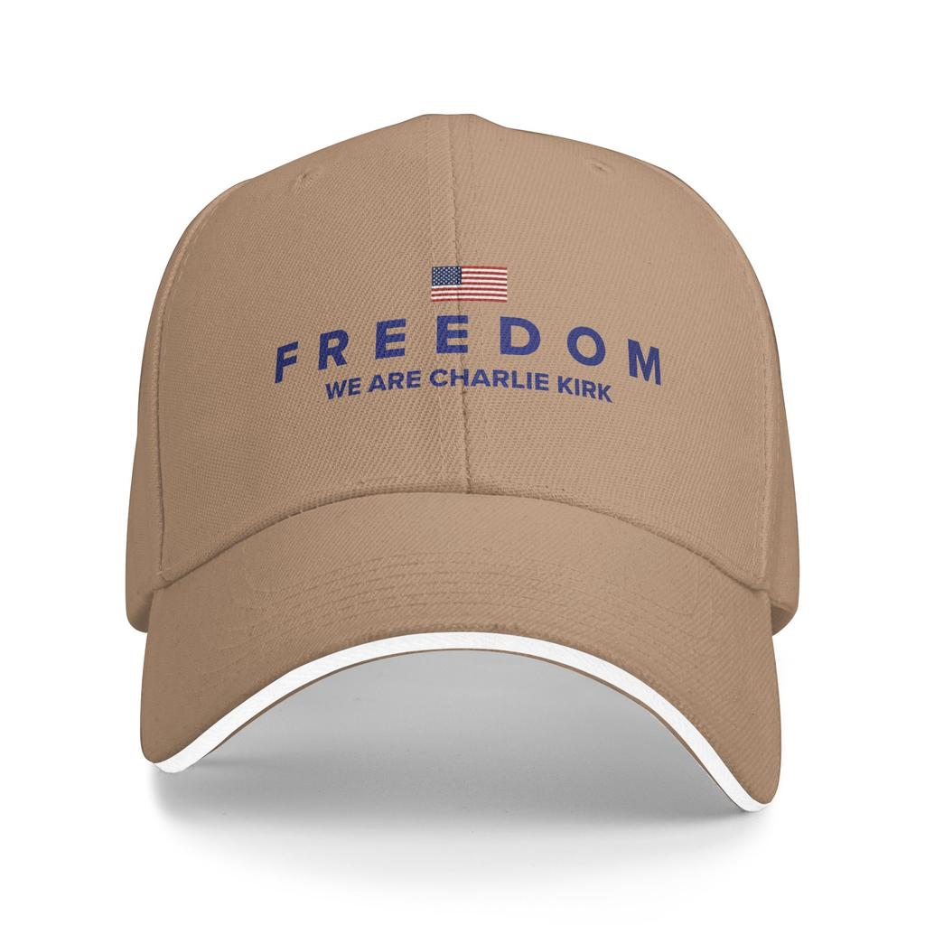 Frühling WIR SIND CHARLIE KIRK FREIHEIT Baseballkappe Laufen Hippie Streetwear Druck Sonne Trucker-Kappe Herren Atmungsaktive Baseballkappen