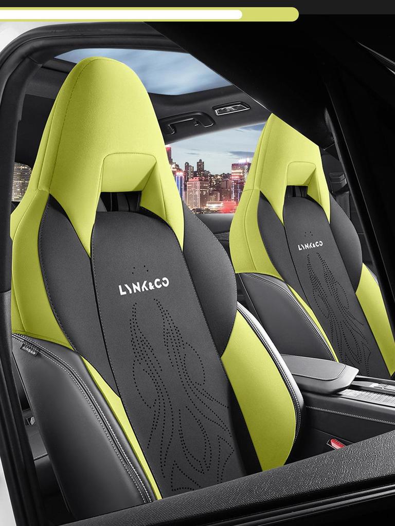 Lynk & Co 01 Suede Semi-Wrapped Car Cushion - Universal Fit for All Seasons