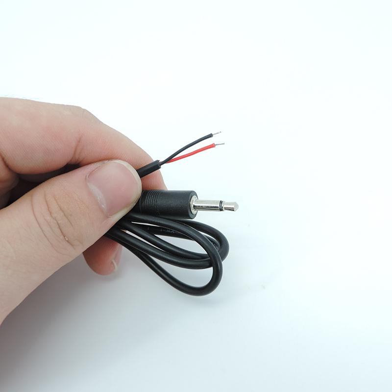 1M 3,5 MM Audio 2-polig 2-adrig Stecker Buchse Verlängerungskabel Aux-Anschluss DIY Reparatur 3,5 mm Monodrähte DIY Audio