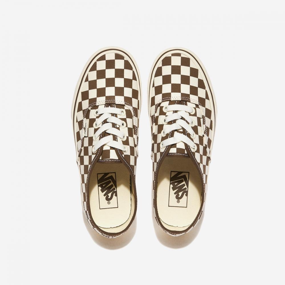 Vans Authentic   Checkerboard Brown Vn000bw5bro Checkerboard Brown