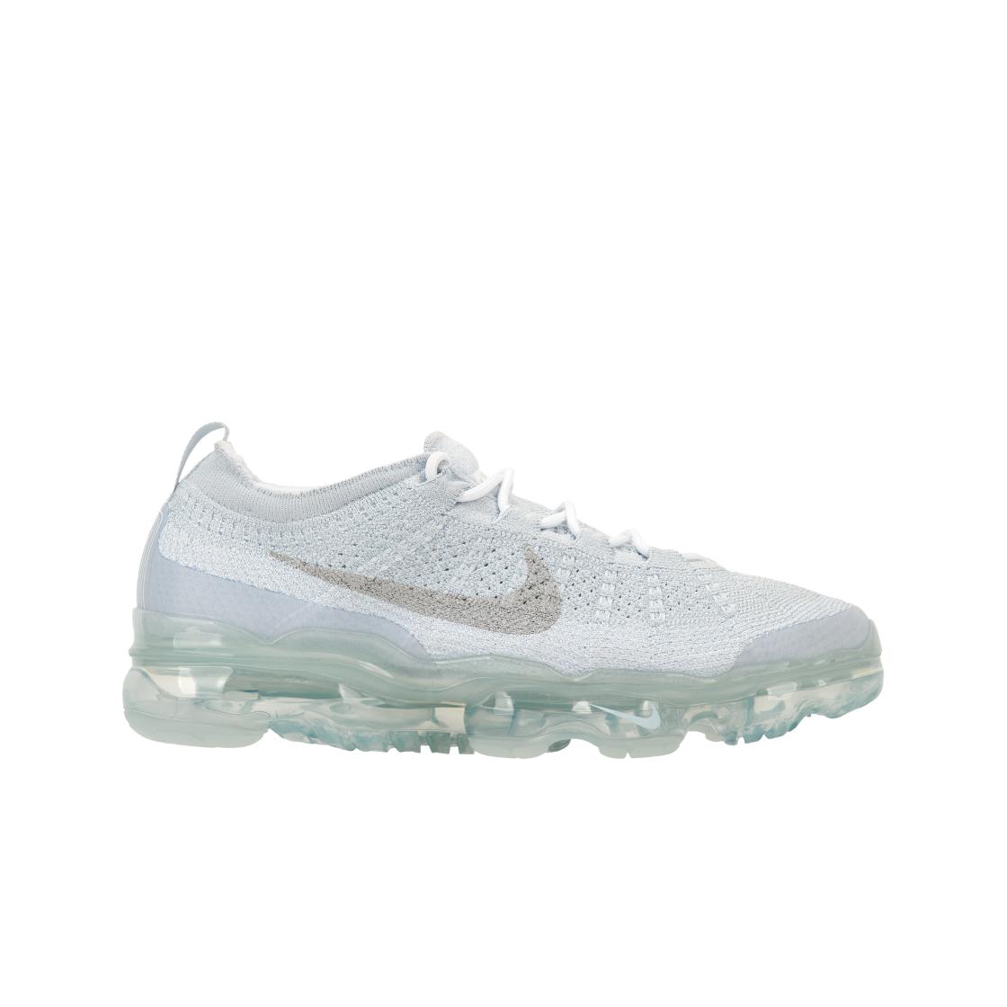 Nike Air VaporMax 2023 Flyknit Platino Puro Sneakers da Uomo Bianche DV1678-002 44.5
