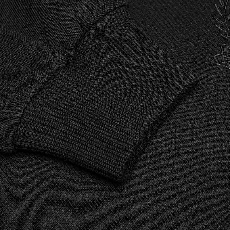 Fila Milano Series Casual Knit Pullover Sweatshirt Women Sweatshirts Black F11W515201FBK