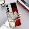 Poland Flag White Red Plating Phone Case For Samsung A17 A07 A37 A57 A16 A56 A15 A55 A14 A54 A13 A53 A26 A36 A25 A35 A24 A34 A23