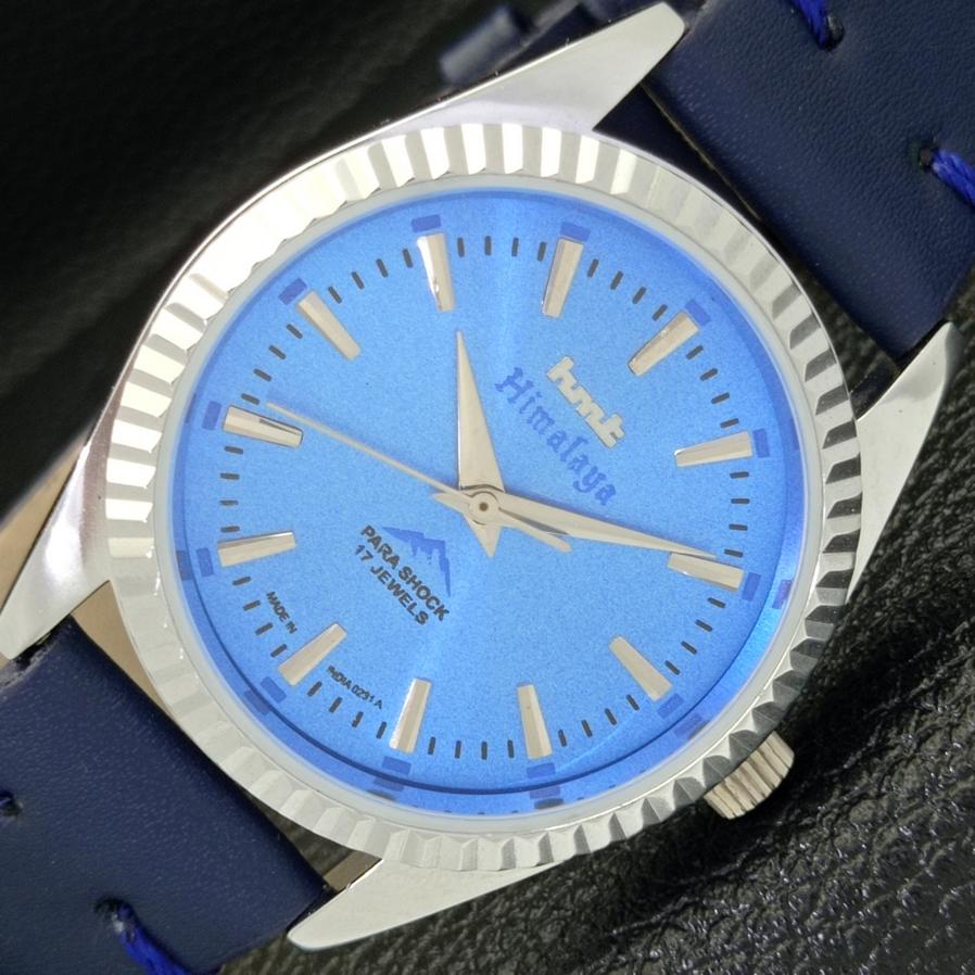 

ANTIQUE HMT HIMALAYA HAND-WINDING MENS SKY BLUE DIAL WATCH a426152-2