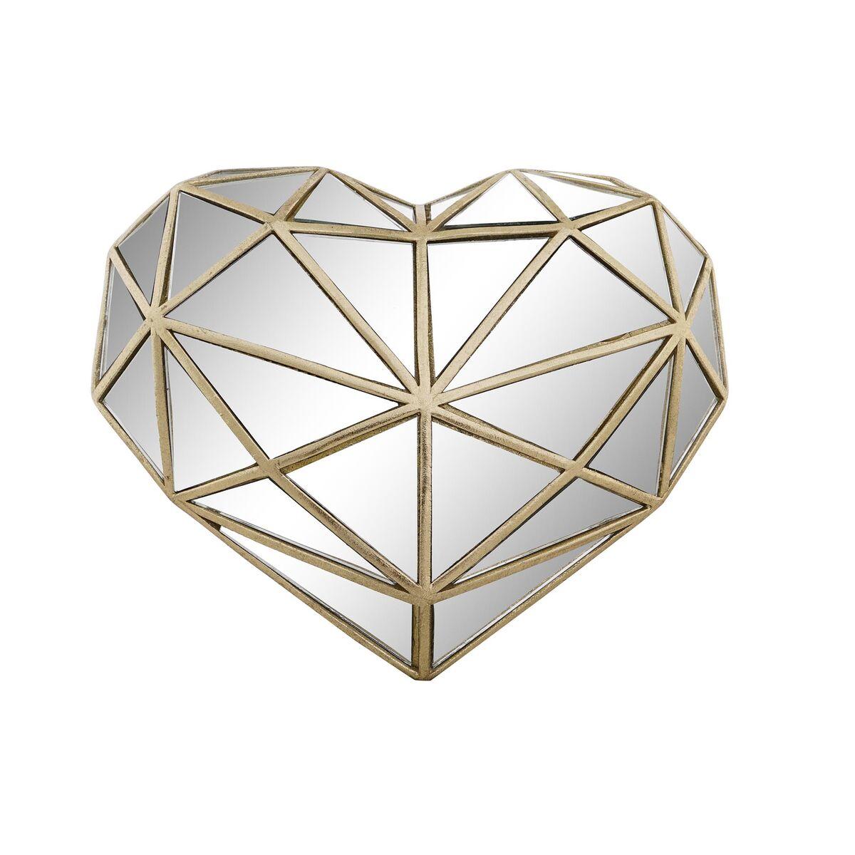 

Декоративная статуэтка DKD Home Decor 26 x 5 x 21 см Золотое Сердце TU прозрачный