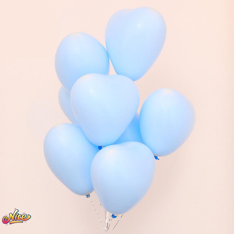 12inch Heart Shaped Balloon Love Anniversary Macaron Birthday Party Decoration Propose Wedding Site Layout Baby Shower Kids Toy