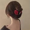 Non-Slip Satin Hair Claw Cute Ponytail Catch Strong Hold Princess Hairpin