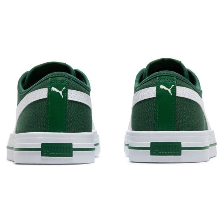 Puma Ever Fs Cv Fabric Synthetic Leather Fashion Comfortable Shock Absorbing Wear Resistant Low Top Sneakers Unisex Sneakers Green White 386393-04