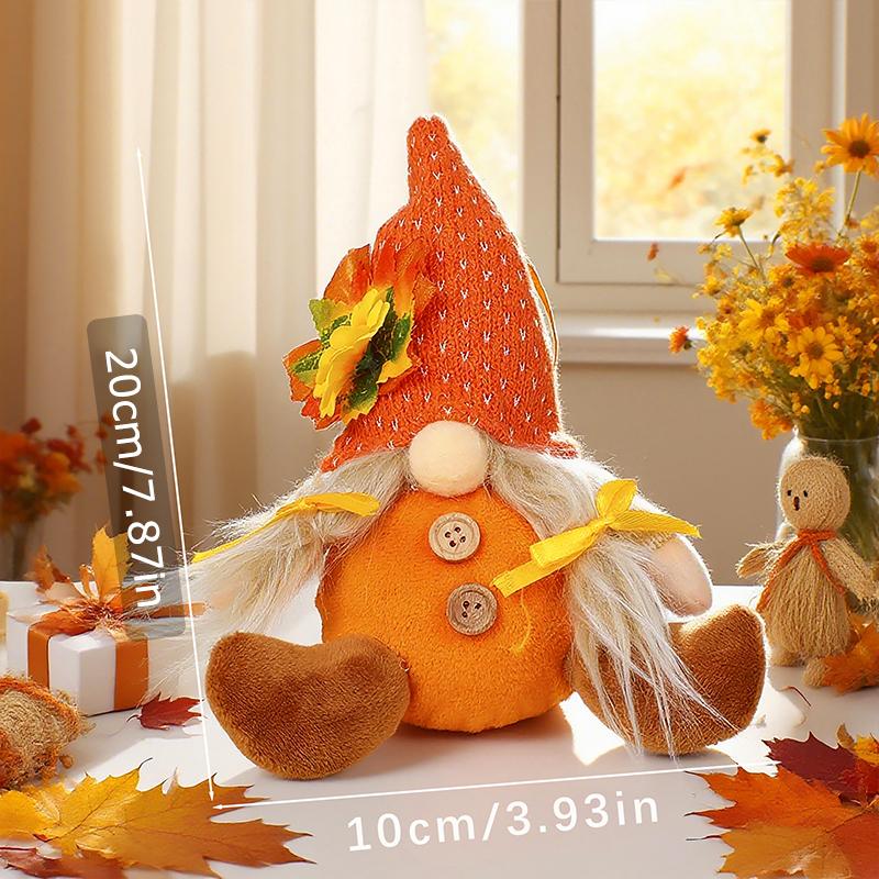 1PC Dolls Hanging Ornaments Doll Pendants Cute Fall Decor Country Style Sunflower Designs Home Decor 23x10cm